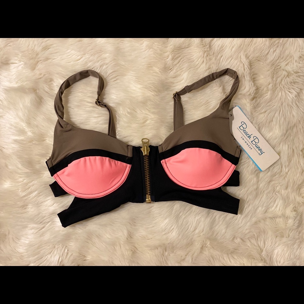 Beach Bunny Push Up Swim Top Small NWT